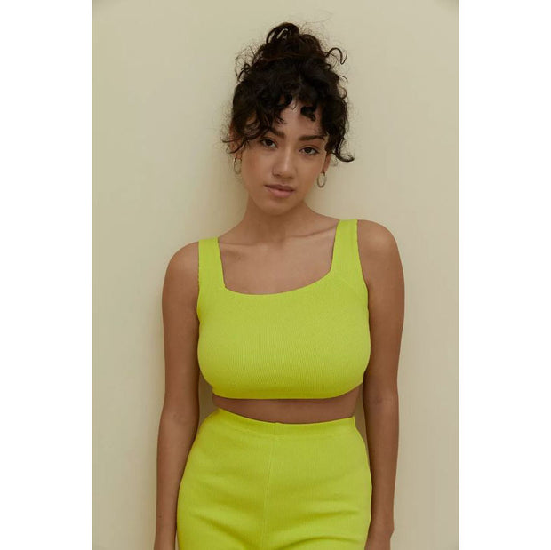 Out From Under Urban Outfitters Ryan Ribbed Cropped Tank Top
