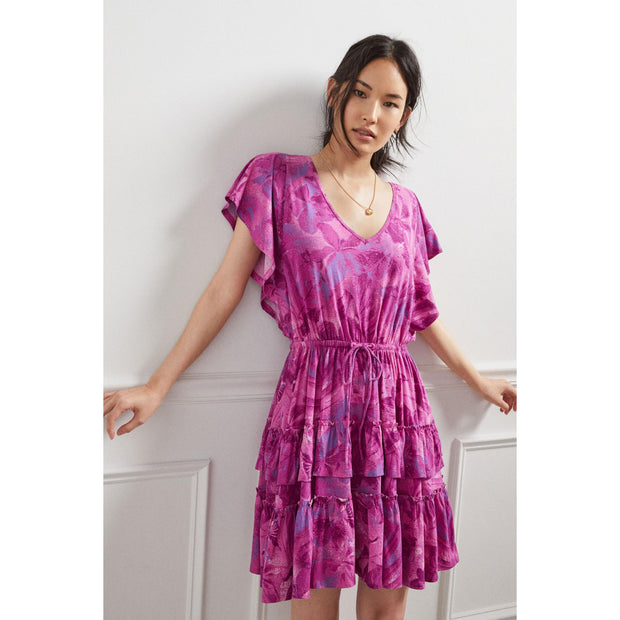 Daily Practice by Anthropologie Tiered Ruffle Mini Dress