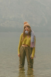 BDG Urban Outfitters Corey Notched Thermal Cropped Top XS