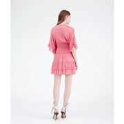 IRO Stacy Smocked Mini Dress M 38