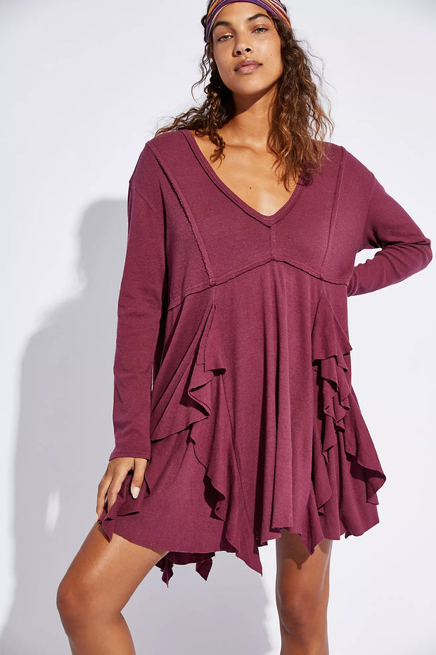 Free People FP Beach Palm Tunic Mini Dress