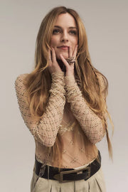 Free People Cross My Heart Tunic Top