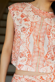 Anthropologie Two-Piece Knit Top & Short Set