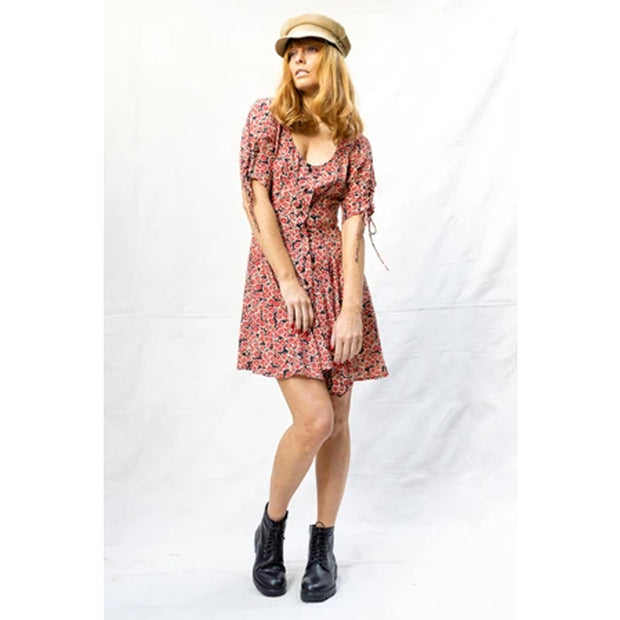 Free People Laced Up Mini Dress