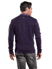 Engbers Men's Rundhals Lila Pullover Sweatshirt 4XL