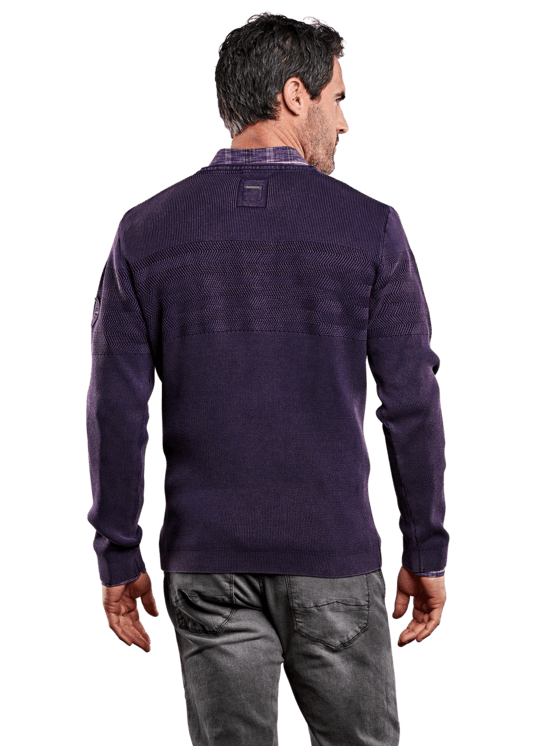 Engbers Men's Rundhals Lila Pullover Sweatshirt 4XL
