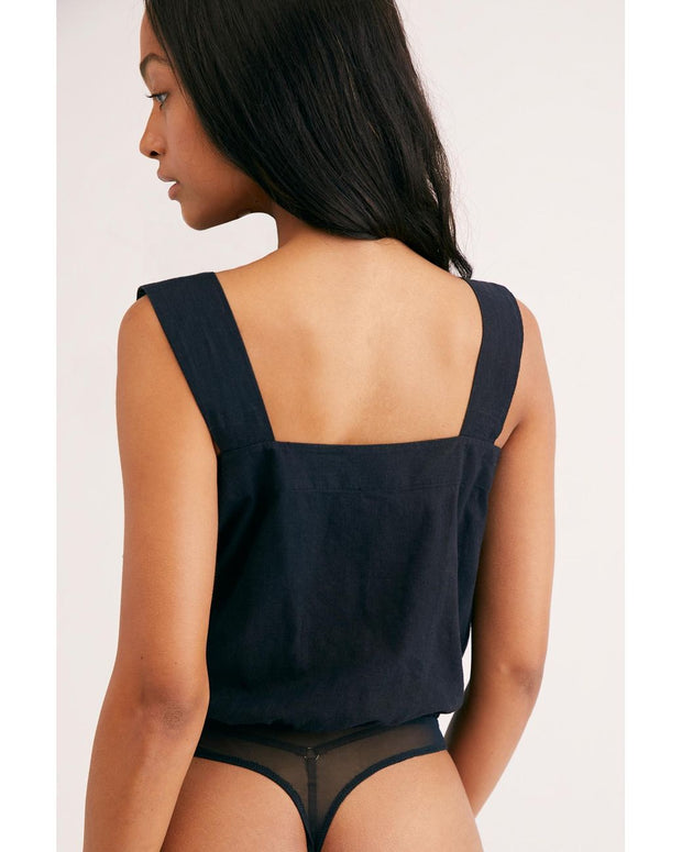 Intimately Free People Buckle Up Bodysuit Top