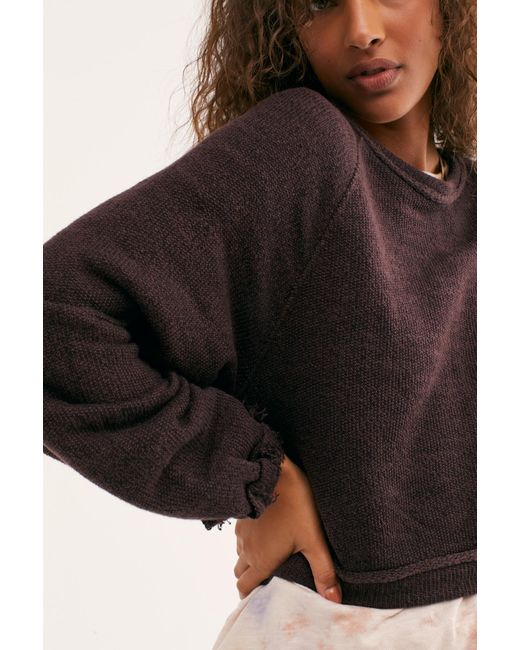 Free People Jade Pullover Crop Top