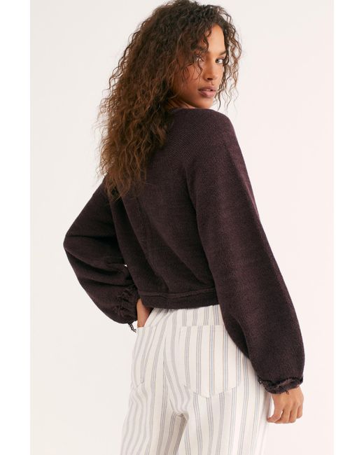 Free People Jade Pullover Crop Top