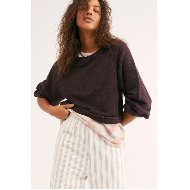 Free People Jade Pullover Crop Top