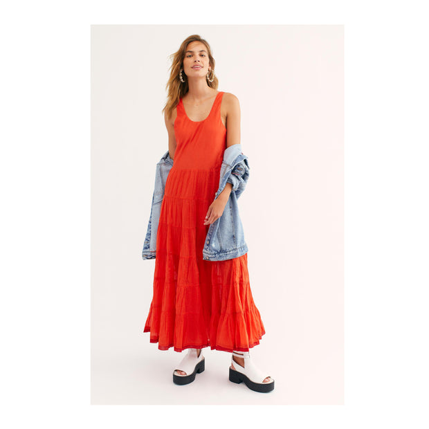 Free People Kika's Solid Midi Dress