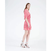 IRO Stacy Smocked Mini Dress M 38