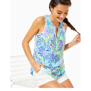 Lilly Pulitzer Essie Shell Of A Party Tank Top