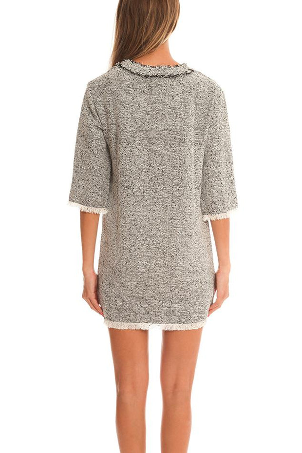 IRO Birnie Fringe Mini Dress S-36