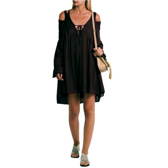 IRO Enya Cutout Gauze Mini Dress S 36