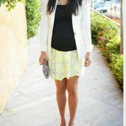 Vanessa Virginia Anthropologie Electric Vines Embroidered Skirt