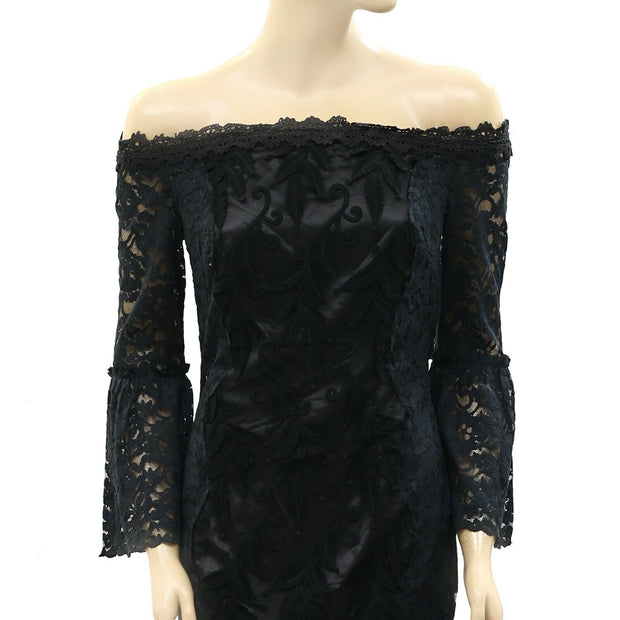 Free People Embroidered Shift Mini Dress XS