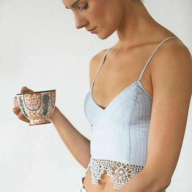 Free People FP One Geo Bralette Crop Top