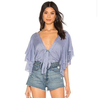 Intimately Free People Call Me Later Solid Bodysuit Top S