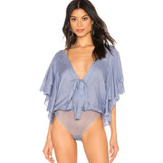 Intimately Free People Call Me Later Solid Bodysuit Top S