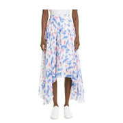 Isabel Marant Étoile Namoni Metallic Fil Coupé Handkerchief Skirt