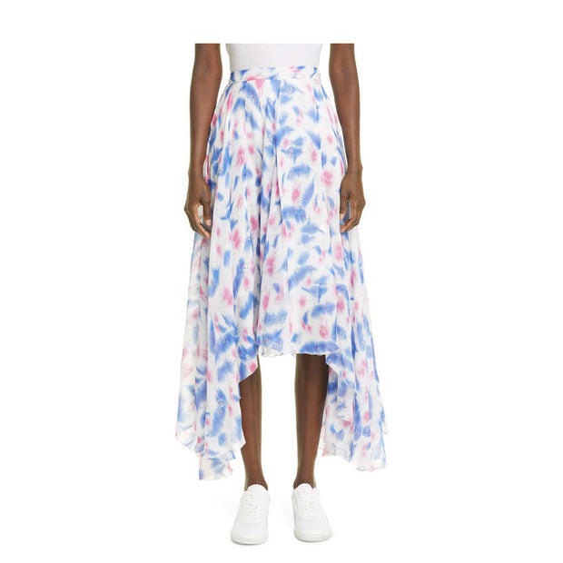 Isabel Marant Étoile Namoni Metallic Fil Coupé Handkerchief Skirt