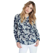 Berenice Chemise Via Printed Shirt Blouse Top