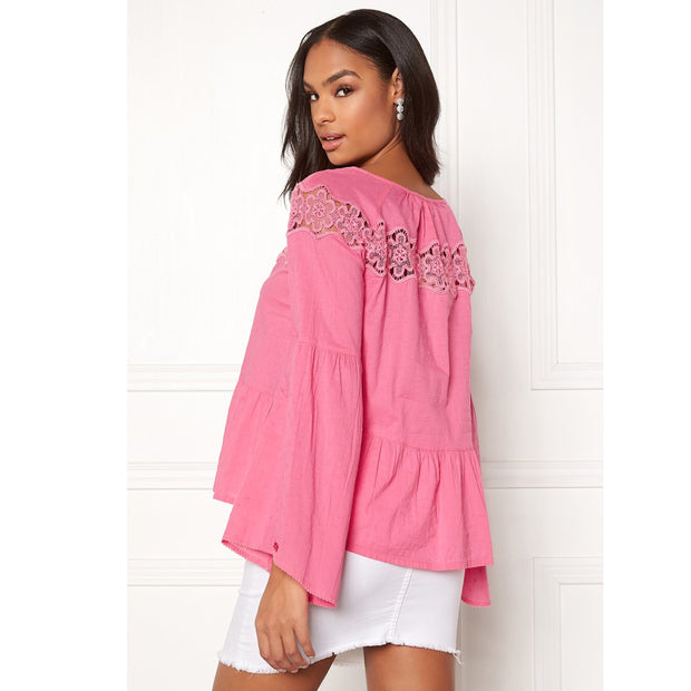 Odd Molly Anthropologie Lacey Moves Blouse Top S-1