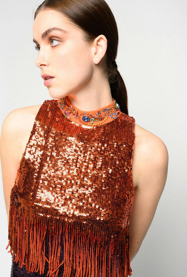 Pinko Womens Sequin Embellished Mini Dress S