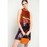 Pinko Womens Sequin Embellished Mini Dress S