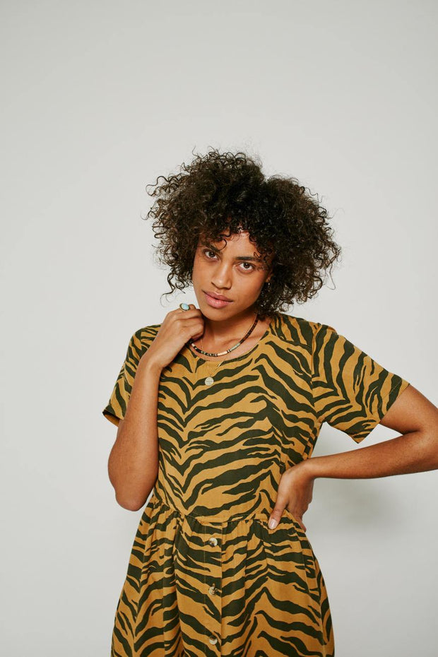Tiger midi dress discount