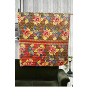 White Chocolate Handmade Kantha Throw Quilt Floor Area Rug Mat