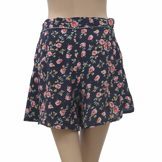 SoulCal & Co Floral Printed Blue Shorts XXS/XS