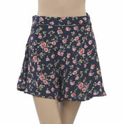 SoulCal & Co Floral Printed Blue Shorts XXS/XS