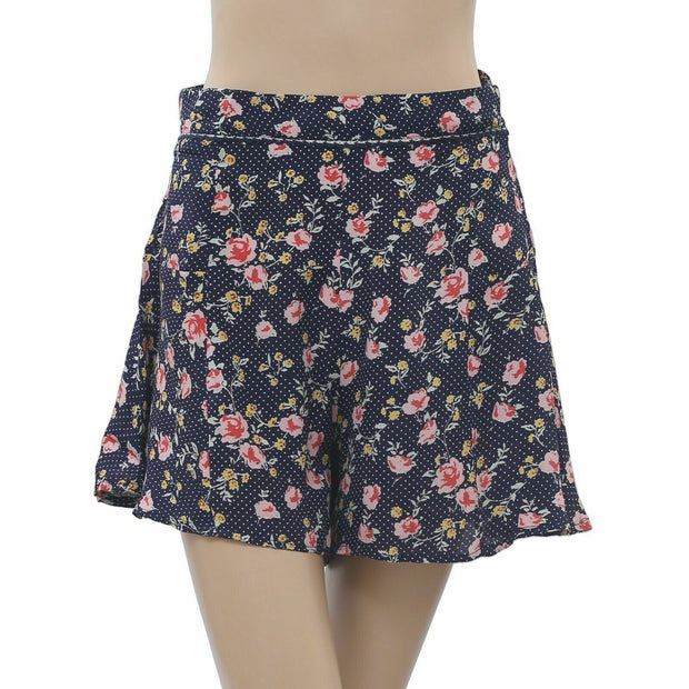 SoulCal & Co Floral Printed Blue Shorts XXS/XS