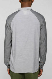 Koto Urban Outfitters Men's Breezy Raglan Button-Down Shirt Top M