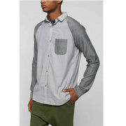 Koto Urban Outfitters Men's Breezy Raglan Button-Down Shirt Top M