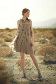 Moulinette Soeurs Anthropologie Sonora Embellished Tunic Dress
