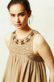 Moulinette Soeurs Anthropologie Sonora Embellished Tunic Dress