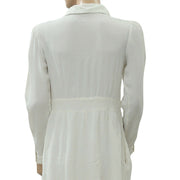 Brigitte Bardot Lace Fabiola Pintuck Long Maxi Dress S