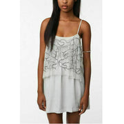Silence + Noise Urban Outfitters Bead Embellished Mini Dress
