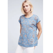 Akemi + Kin Anthropologie Hildie Teen Blouse Top S