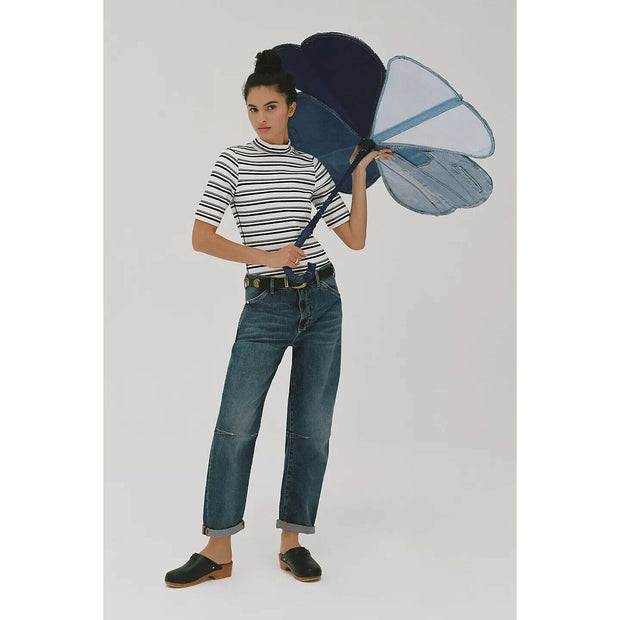 Maeve Anthropologie 小高领罗纹衬衫上衣