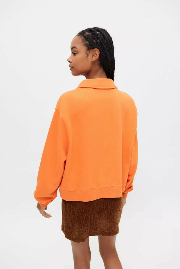 BDG Urban Outfitters Ellie Half-Zip Sweatshirt Top XS