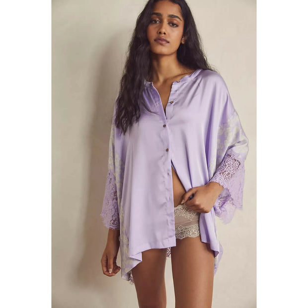 Intimately Free People Night Out Sleep Tunic Shirt Top S