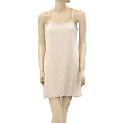 Forever 21 Embellished Peach Mini Dress XS