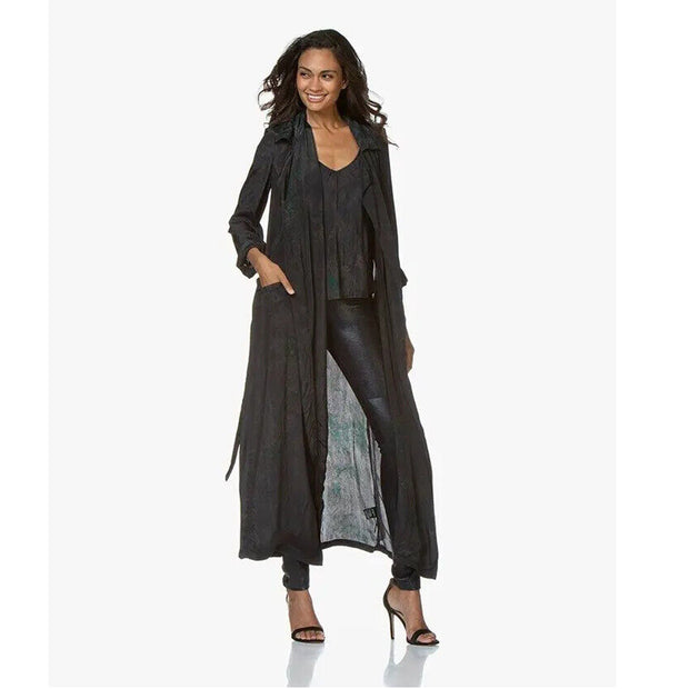 Mes Demoiselles Paris Kimono Jurk Moldavite Coat Coverup Top S 38