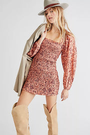 Free People Smock It To Me Mini Dress S
