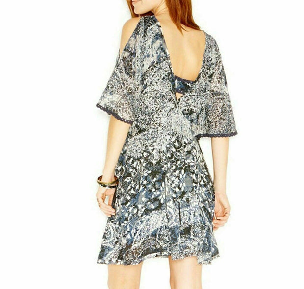 Free People Love Birds Floral Printed Tunic Dress M