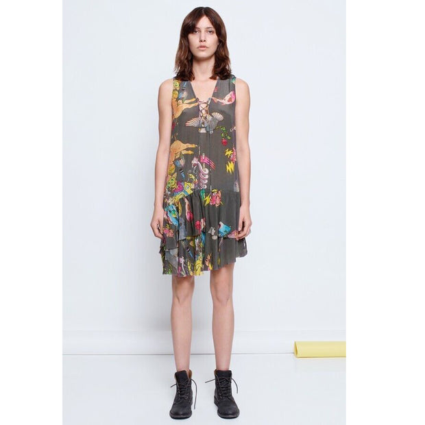 Zadig & Voltaire Ro­ry Printed Mini Dress S